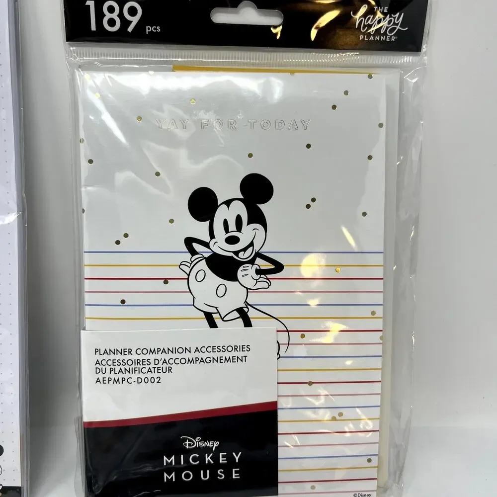 The Happy Planner Lot of 4 MAMBI Stickers Companion Accessories Disney NEW RARE